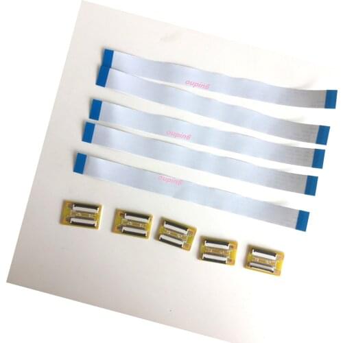 5 PCS FFC FPC 36 pin TO 36pin 0.5mm Pitch Ribbon Cable line ZIF HDD 20CM+Adaptor extend