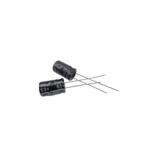 500pcs/Lot 63V 100UF 8*12 100UF63V DIP Electrolytic capacitors Free Shipping best quality New origina
