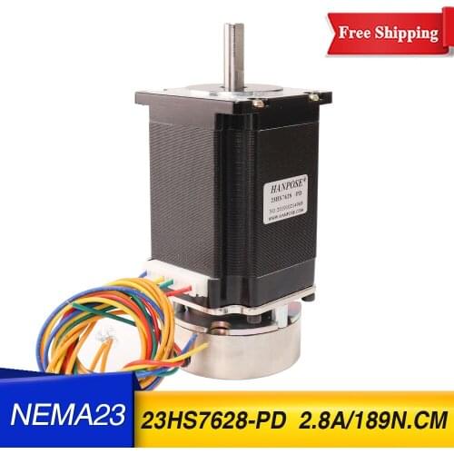 Sales promotion of new product 23hs7628-pd brake stepping motor integrated brake motor high torque power off brake