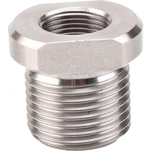 Auto Car 1/2-28 to 3/4-16 Stainless Steel Threaded Oil Filter Adapter Connector Car Replacement Accessories