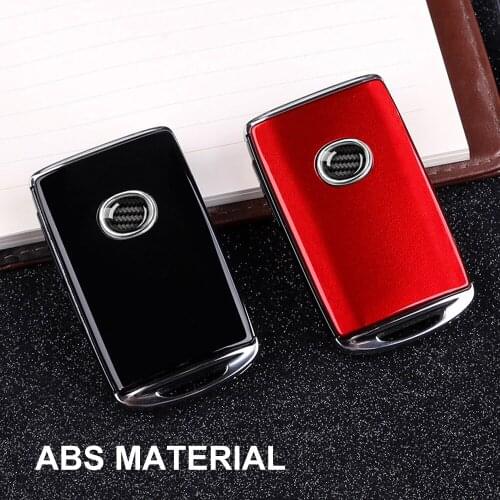 Car Key Case Cover Protector Replacement Carbon ABS Fiber Car Key Shell Cover for Mazda CX30 Mazda 3 Axela BP 2020 2021