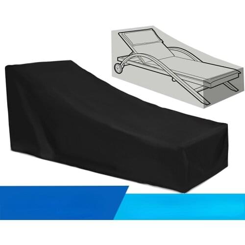 Sunlounger Cover Balcony Outdoor Deck Chair Cover Garden Courtyard Outdoor Beach Chair Cover Dustproof and Waterproof Cover