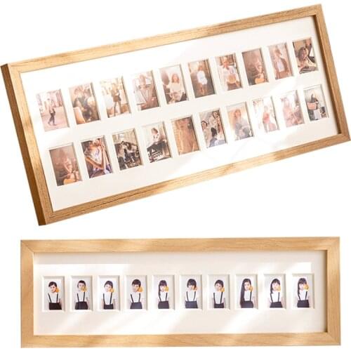 First 5 Years Baby Memory Photo Frame Natural Wooden Toys Babys Growth Collage Picture Frame Keepsake Gifts For Newborn Parents