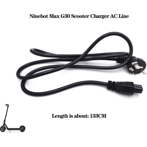 Power cable for NINEBOT MAX G30 electric scooter skateboard Charging Cable spare parts