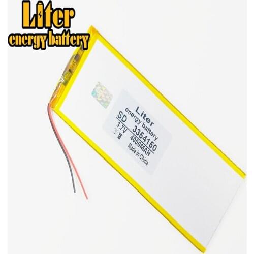Best battery brand Size 3354150 3.7V 4000mah Lithium polymer Battery with Protection Board For PDA Tablet PCs Digital Products F
