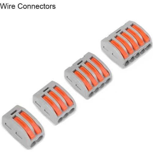 30/50/100pcs Mini Fast Cable wire Connectors, Universal Fast Home Compact wire Connection,push in Wiring Terminal Block PCT-212