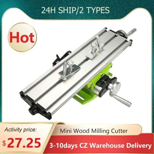 Mini Precision Multi-function Milling Machine Bench Drill Vise Fixture Work table