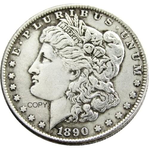 US Coins 1890 P/S/CC/O Morgan Dollar copy Coins Silver Plated