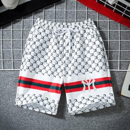 Summer mens plus size shorts fashion casual style wear 5 minutes breathable and quick-drying clothing 2021 beach sports goods