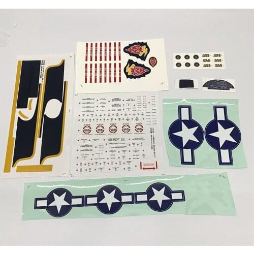 Decal for Freewing Flight Line P38 P-38 rc plane model