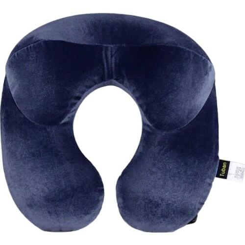 Pillowcase Modern fashion durable single-tone style comfortable and portable cervical pillow travel inflatable U-shaped pillow
