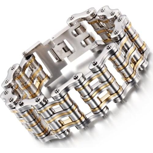 New punk titanium steel jewelry between the bracelet jewelry mixed batch of men 's chain bracelet wholesale