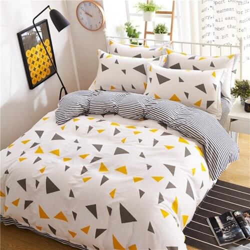 New style cotton four-piece print simple Nordic style