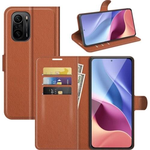 Stand Holder Card Pocket Leather Wallet Case for Xiaomi POCO F3 F 3 5G Pocophone X3 NFC X 3 Pro Full Body Cover Bag Coque