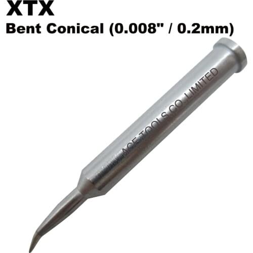 Weller XTX Soldering Tip Bent Conical Replace WXP120 WP120 WP120IG WX1010 WX2020 WT1010H WD1000HPT WXMP120 Station Iron Bit