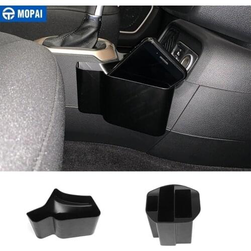 MOPAI Stowing Tidying for Car Cup Holder Storage Box ABS Car Gear Storage Box for Jeep Renegade 2015-2018 Car Accessories