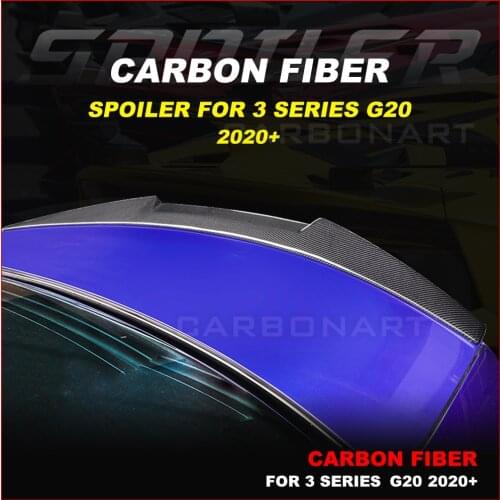 M4 Style Carbon fiber rear spoiler for 3 series G20 G28 Rear Trunk Carbon Spoiler for bm w 3 series G20 G28 2020