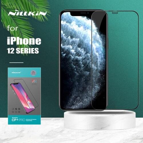 For iPhone 12 Pro Max Glass Nillkin CP+ Pro Full Cover Tempered Glass Screen Protector for iPhone 12/12 Pro/12 Mini Glass Film