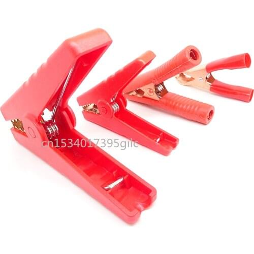 1000A thickened battery clip, pure copper car with live wire, strong alligator clip, battery wire connection line clip small, wi