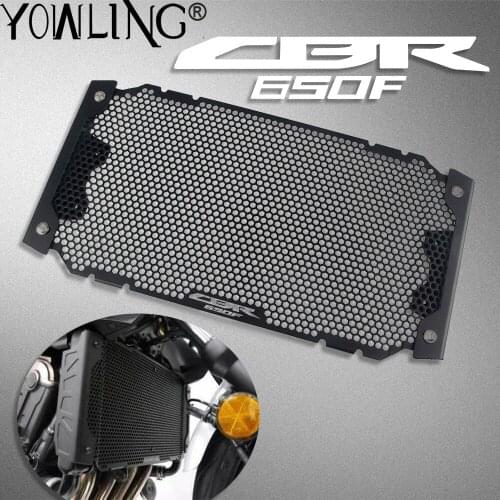 For Honda CBR650F CB650F CB CBR 650F 650 F Motorbike Accessories Aluminum Radiator Guard Protection Grille Grill Cover Protector