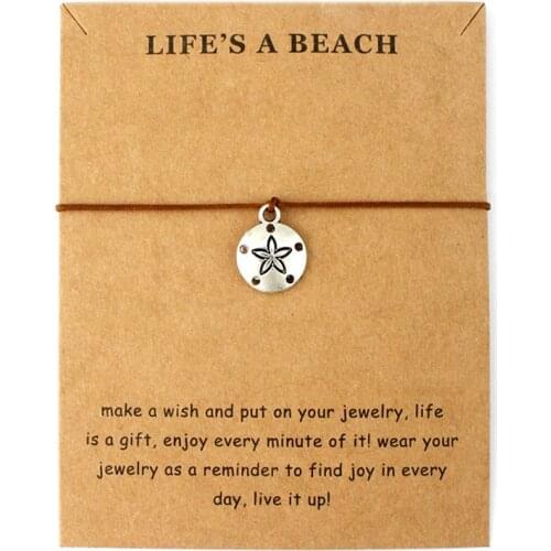 Life is a Beach Jewelry Silver Gold Sharks Fish Seahorse Starfish Mermaid Seashells Octopus Whale Tale Charm Bracelets for Women