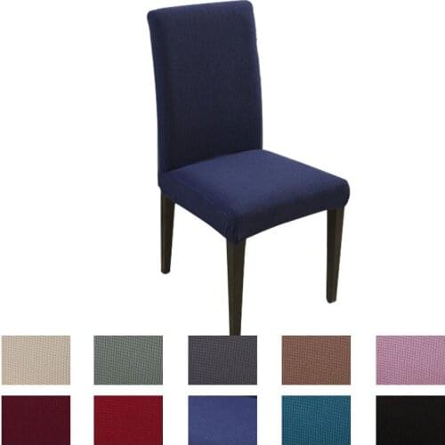 Chair Cover with Back for Living Room Party Kitchen Soild Dining Chair Cover Spandex Elastic Chair Covers for Weddings 10 Colors