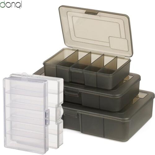 DONQL 5 Multifunction Fishing Lure Box For Fish Hook Fishing Connector Fish Accessories Tool Plastic Storage Fishhook Tackle Box