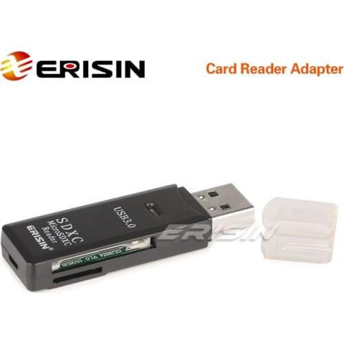 Erisin IP079 USB 3.0 Memory Card Reader High Speed 2 in 1 Micro SD/SDHC/SDXC TF Up to 128GB