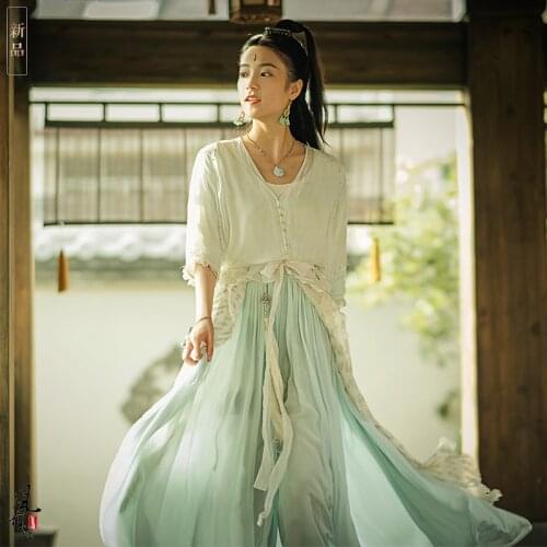 Fantasy World Fairy Princess Xuanyuan Xiao Female Costume Hanfu for Newest TV Play Empress of Fu Yao Drama Costume