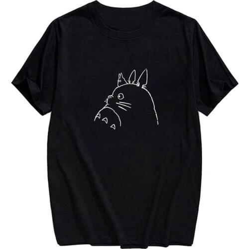 CLOOCL My Neighbor Totoro T-shirts Cartoon Anime Creativity Printed Men Clothing Unisex Cotton Oversized T Shirt Women Tops