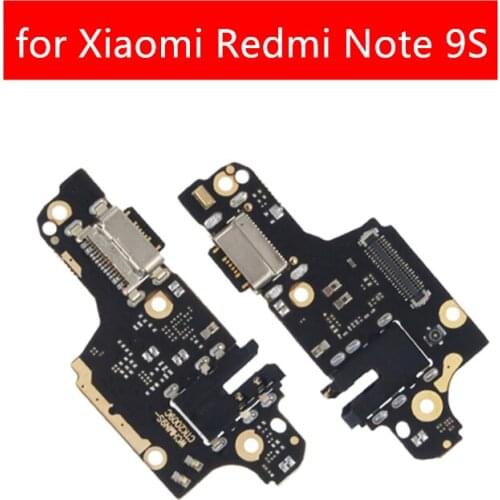For Xiaomi Redmi Note 9S USB Charger Connector Flex Cable USB Charging Dock PCB Board Flex Cable Audio Jack Repair Parts