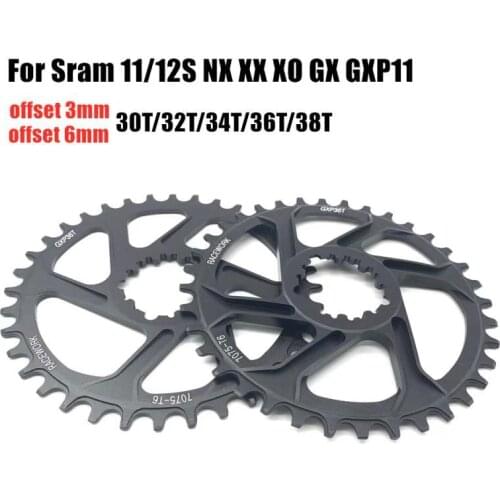 GXP Bike MTB Mountain Bike 30T/32T/34T/36T/38T Crown bicycle chainring for Sram 11/12S NX XX XO GX GXP11 single disc tray
