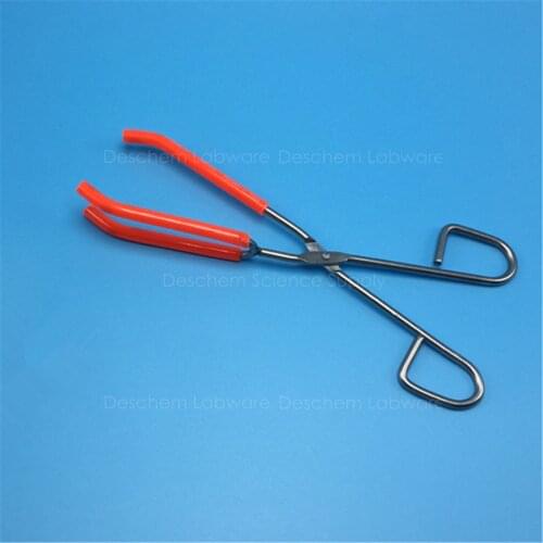 Lab Beaker Tongs,Three Prong,Iron Holder,Clip,Total Length 260mm