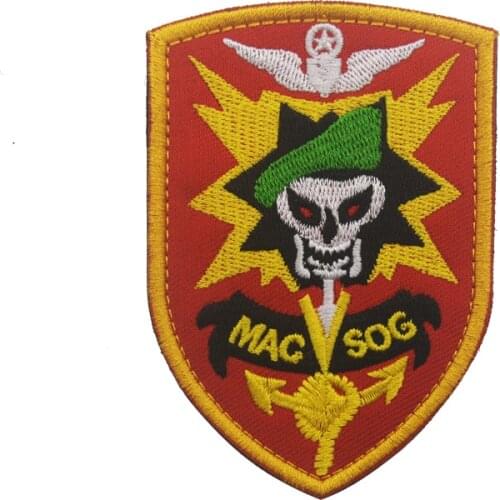 MAC-V MAC MILITARY ASSISTANCE COMMAND VIETNAM PATCH ERA SSI STUDIES AND OBSERVATIONS PATCH VET BADGE