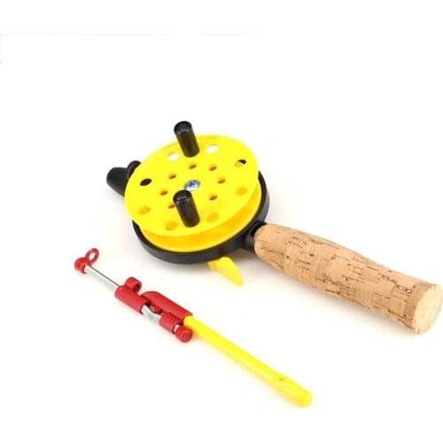 Mounchain Portable Mini Fishing Rod and Reel Combo Kids Fishing Pole with Fishing Line fishing Hooks