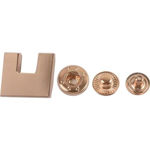 Snap Fasteners Set Durable Metal Snap Button for Handbags Purse Concave Replace Parts DIY Leather Bag Accessories