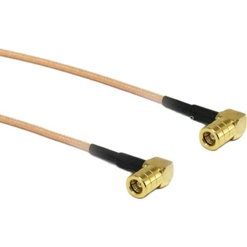NEW SMB Female Right Angle Switch SMB Female jack RA 90-degree pigtail cable RG316 15CM 6" wholesale price
