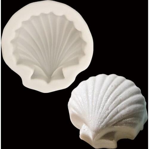 New Shells Silicone cake moulds Fondant cakes Decorating tools Doughs Chocolate sweets Soaps Clay clay moulds