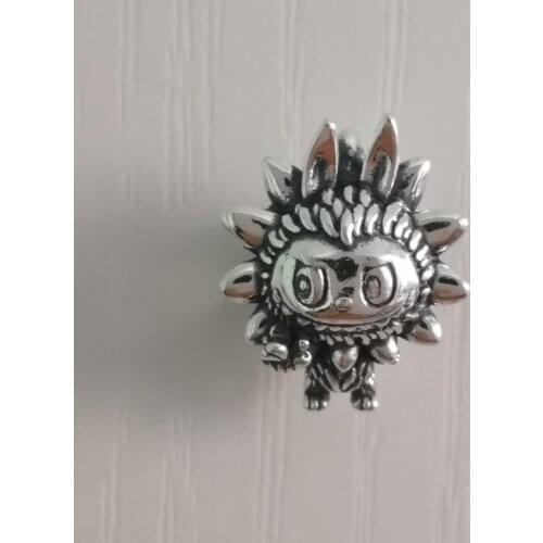 Mistletoe 925 Sterling Silver Sunflower Bunny Charm Bead European Jewelry