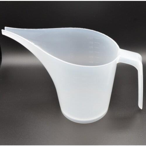 1000ml Long Mouth Plastic Measuring Cup With Scale Long Mouth Flow Cup 1L Laboratory Measuring Cup Baking Measuring Cup