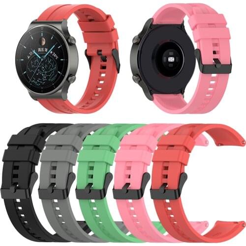 22mm Silicone Band Elegant Watch Comfortable Element for Huawei Watch GT2 Pro 2e Soft Watchband Replacement Belts