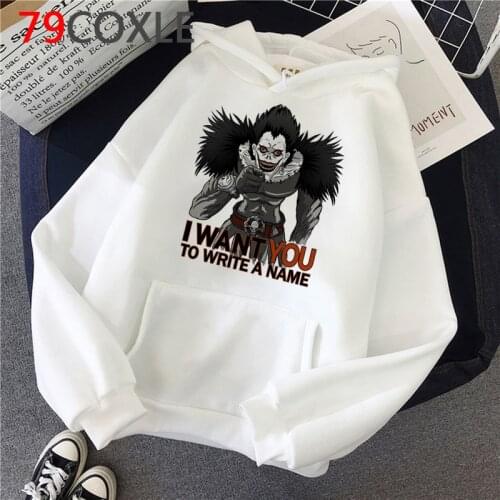 Death Note hoodies women printed anime women pullover sweatshirts anime