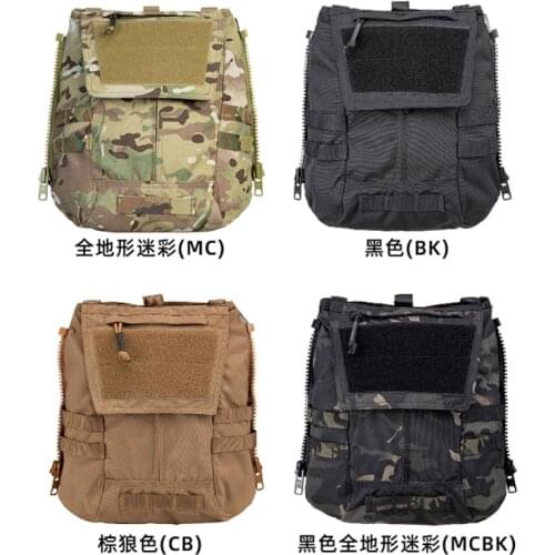 Tactical Vest Zip on Panel Pouch Military Backpack Plate Carrier Bag Storage Bag for CPC AVS JPC2.0 Vest