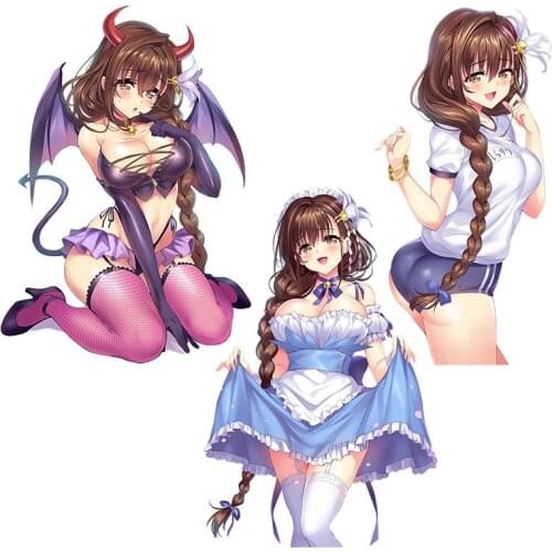 Three Ratels CA100 Mizugi Kanojo Anime Car Sticker Vinyl PVC Decal For Wall Laptop Waredrobe