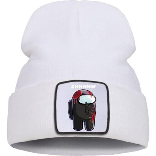 Street Skullies Unisex Hats Flexible Winter Knitted Hat Thick 2020 Cap The Black Impostor With Blood On His Body Beanie Caps