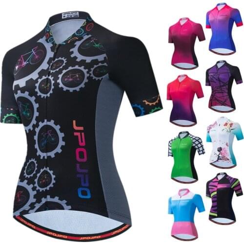 Weimostar Gear Women Cycling Jersey Tops Summer Mountain Bicycle Cycling Clothing Quick Dry MTB Bike Jersey Team Cycling Shirt