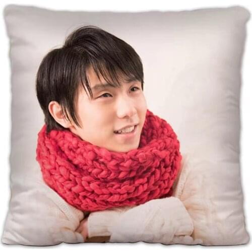Yuzuru Hanyu with The Same Style Pillowcase Star Series Cushion Cover Home Decor Throw Covers Star Souvenir Decor Pillow Cover