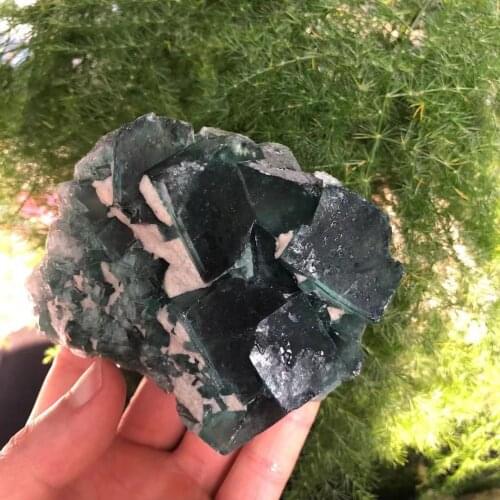 100% Natural Stone Green Fluorite Mineral Crystal Specimen Cluster Mineral Crystal Stones Health Energy Healing Stone Decoration