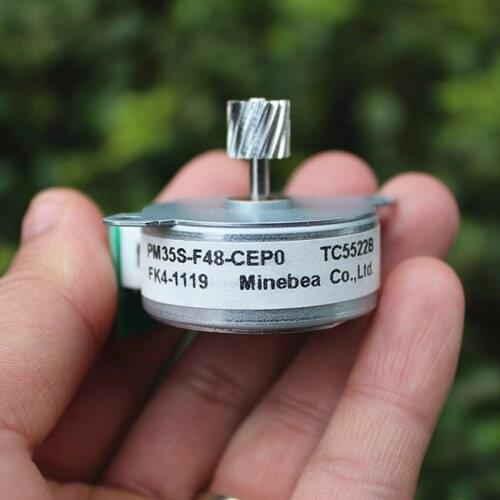 35 Stepper Motor PM35S 2-Phase 4-Wire Stepper Motor DIY Motor for Product Models Phase Resistance 19 Ohms Step Angle 18 Degrees