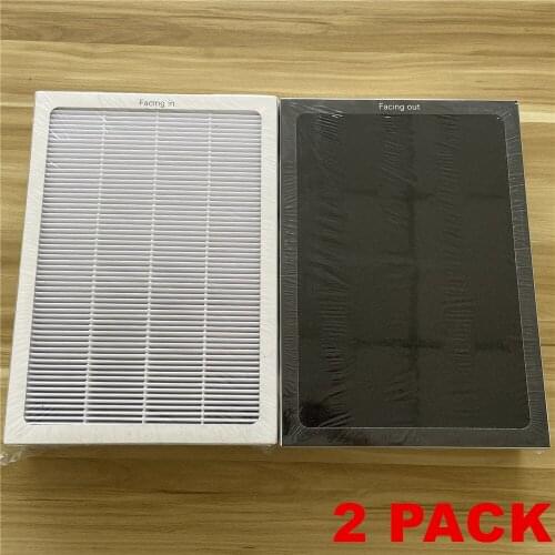 2 Pack Air purifier Filter HEPA Activated Carbon Composite Filter Suitable For Blueair 503/501/580i/501B/550E/680i/603/650E